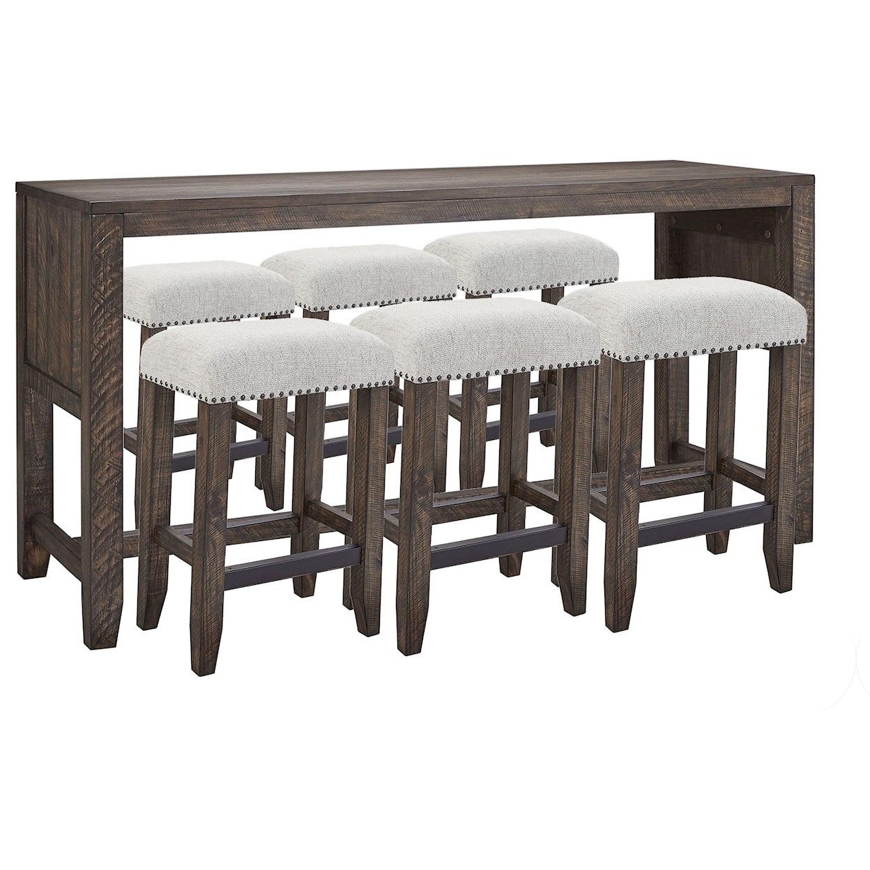 Parker House Eliza Everywhere Console with 3 Stools